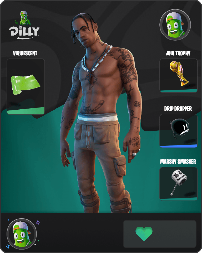 Travis Scott Fortnite combo