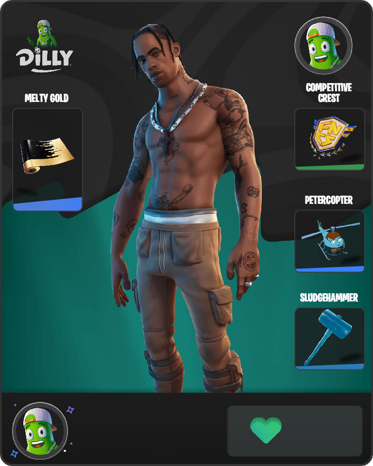 Travis Scott Fortnite combo
