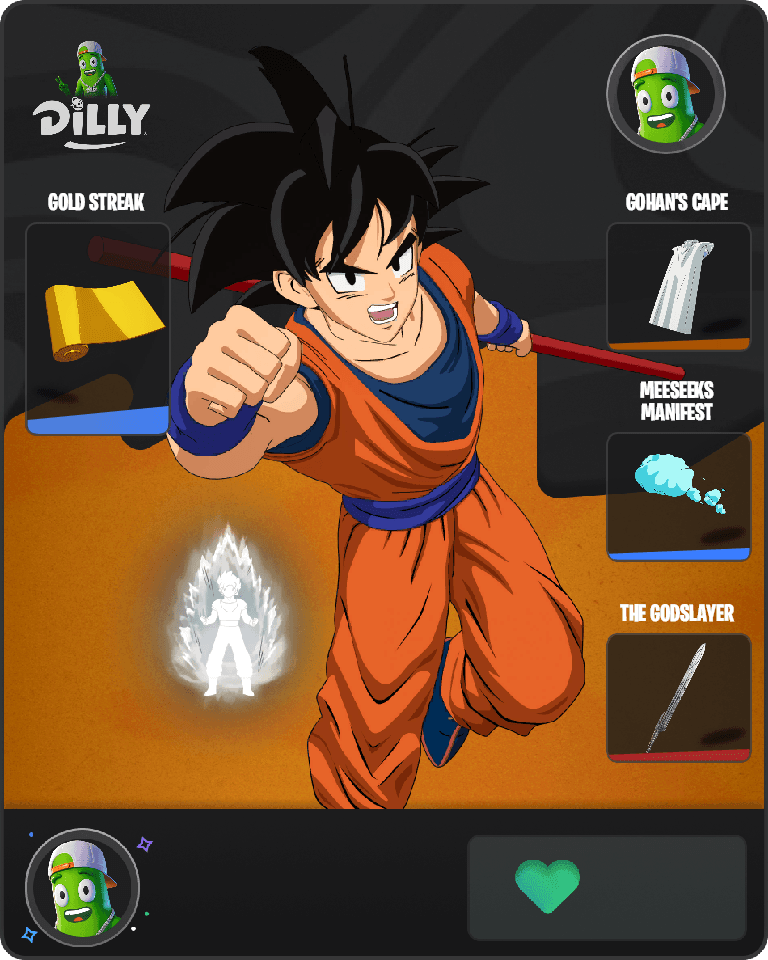 Son Goku Fortnite combo