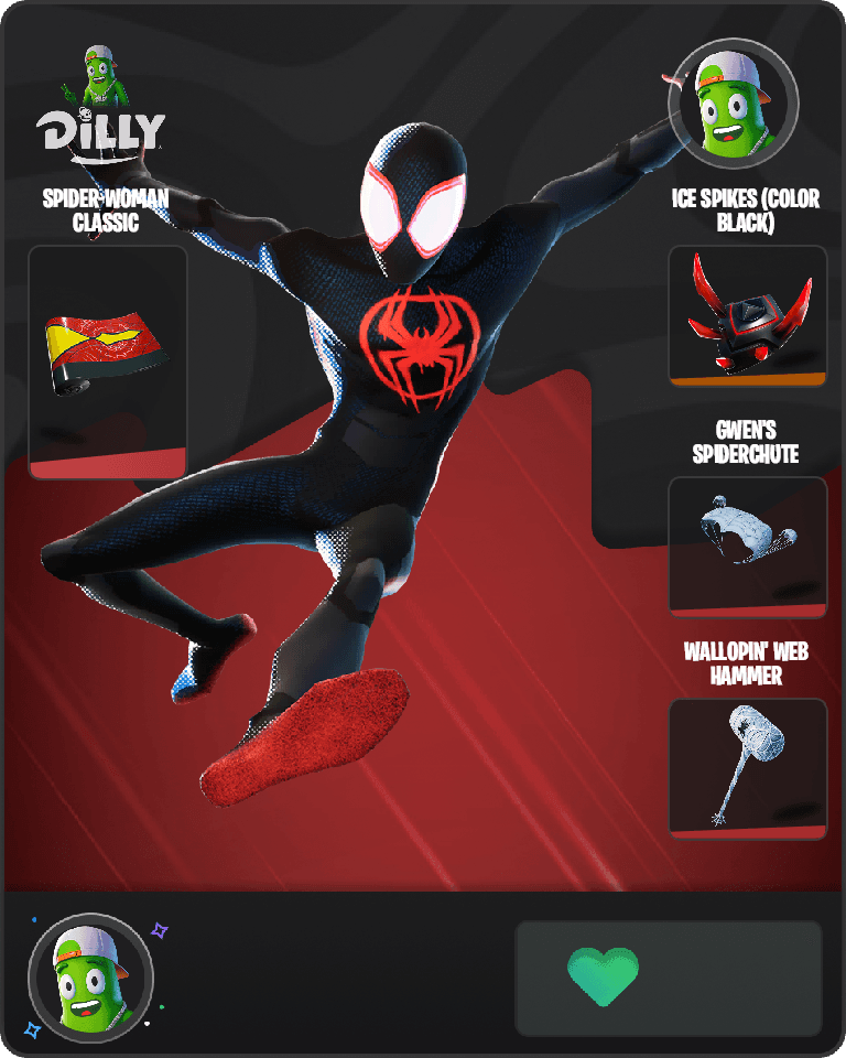 Spider-Man (Miles Morales) Fortnite combo