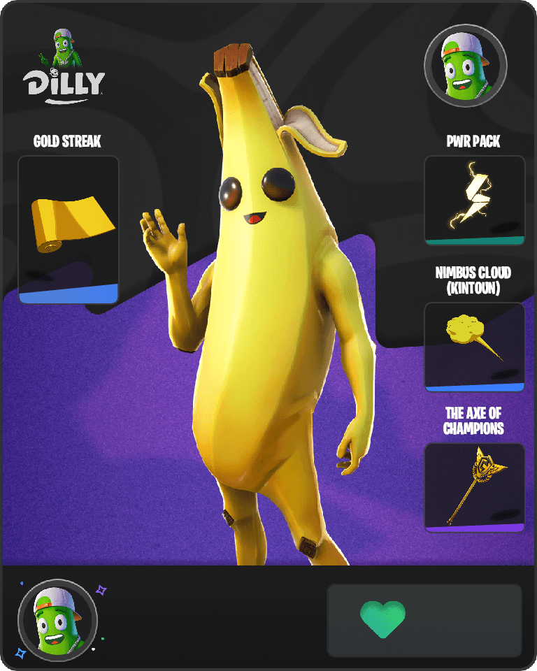 Peely Fortnite combo