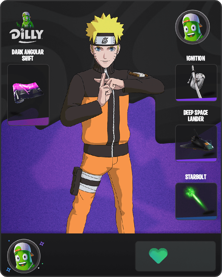 Naruto Uzumaki Fortnite combo