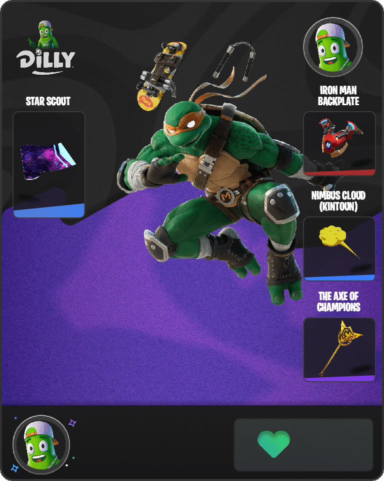 Michelangelo Fortnite combo