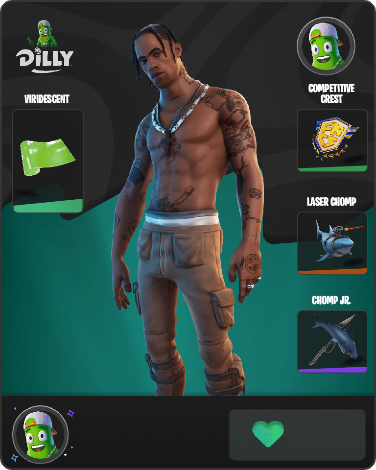Travis Scott Fortnite combo