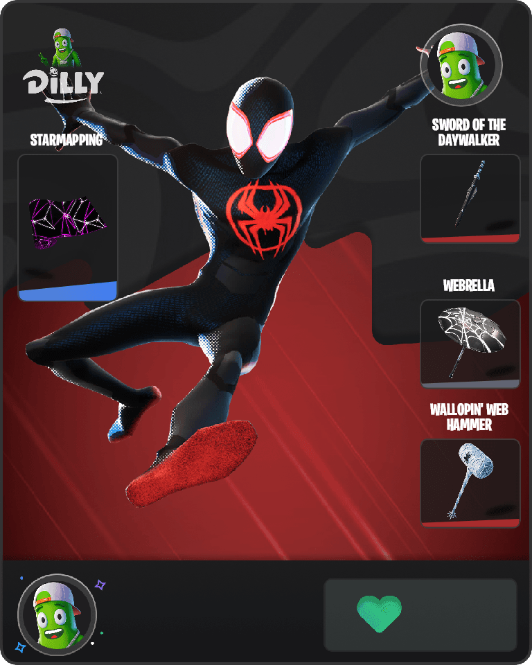 Spider-Man (Miles Morales) Fortnite combo