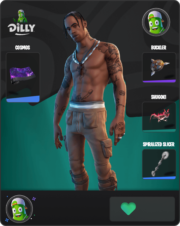 Travis Scott Fortnite combo