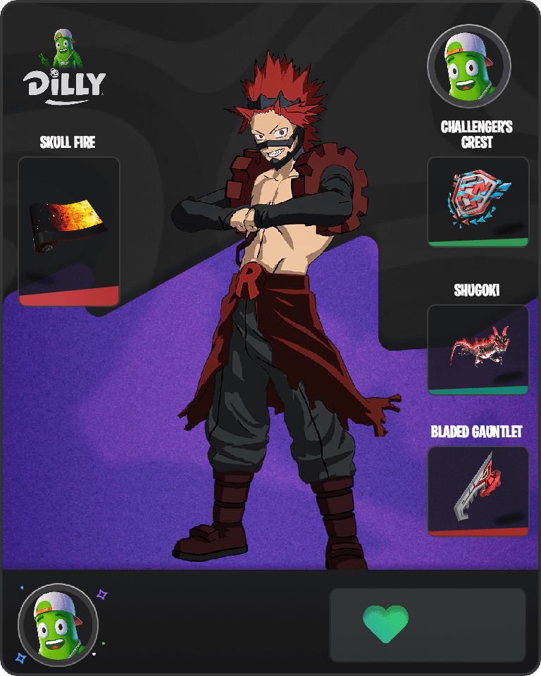 Eijiro Kirishima Fortnite combo