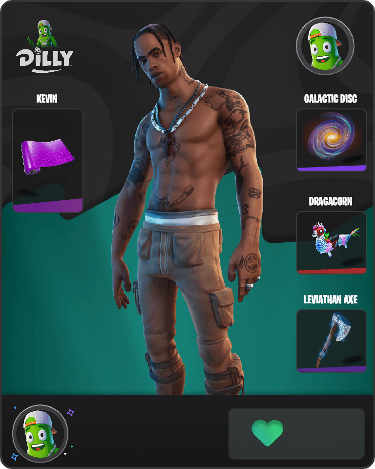 Travis Scott Fortnite combo