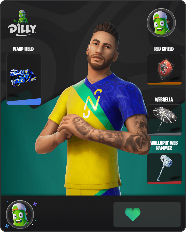 Neymar Jr Fortnite combo