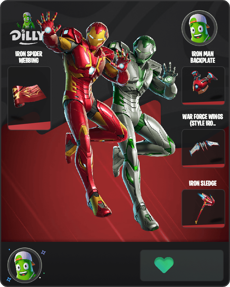 Iron Man Fortnite combo