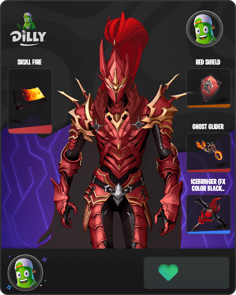 Blood-Red Commander Igris Fortnite combo