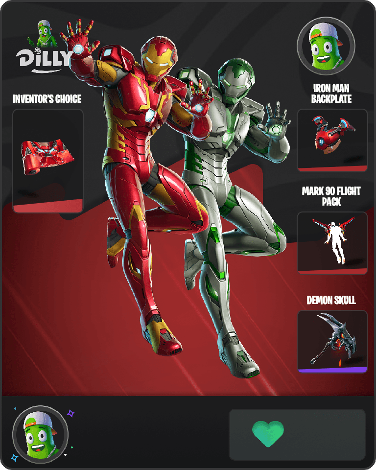 Iron Man Fortnite combo