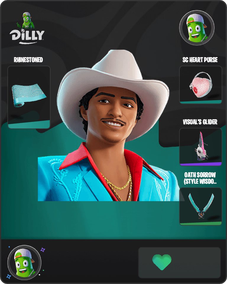Die With A Smile Bruno Fortnite combo