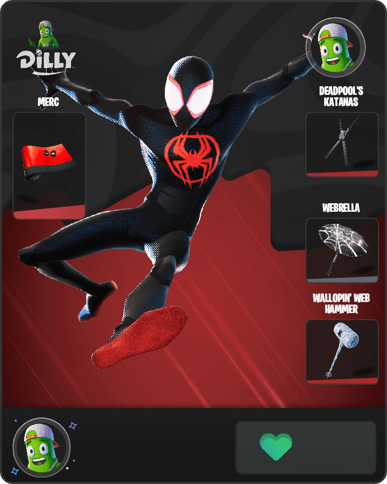 Spider-Man (Miles Morales) Fortnite combo