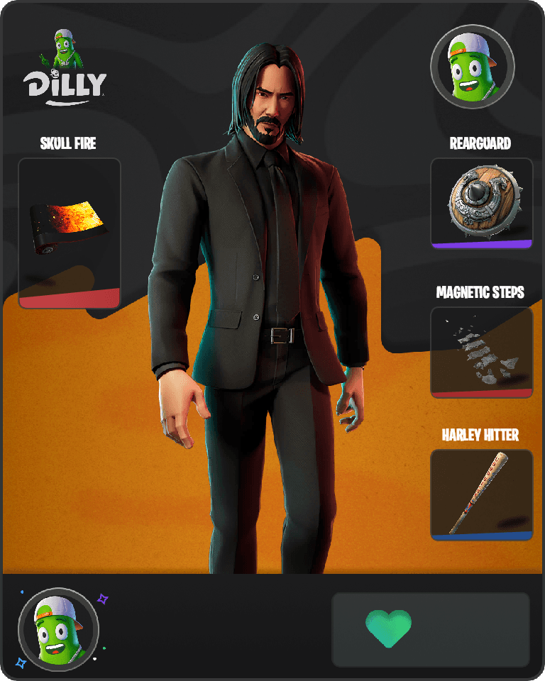 John Wick Fortnite combo