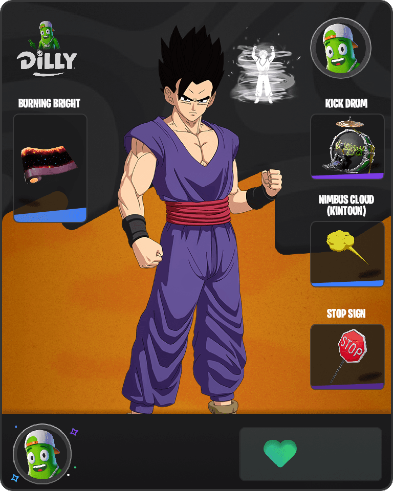 Son Gohan Fortnite combo