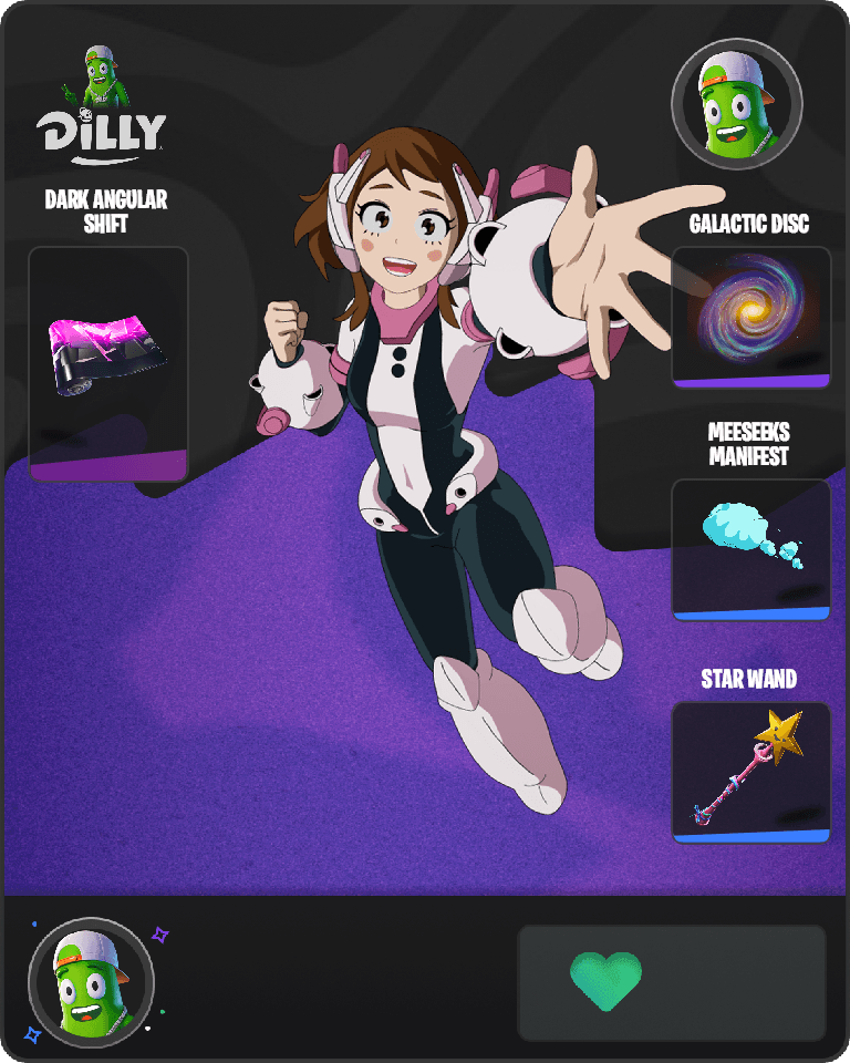 Ochaco Uraraka Fortnite combo