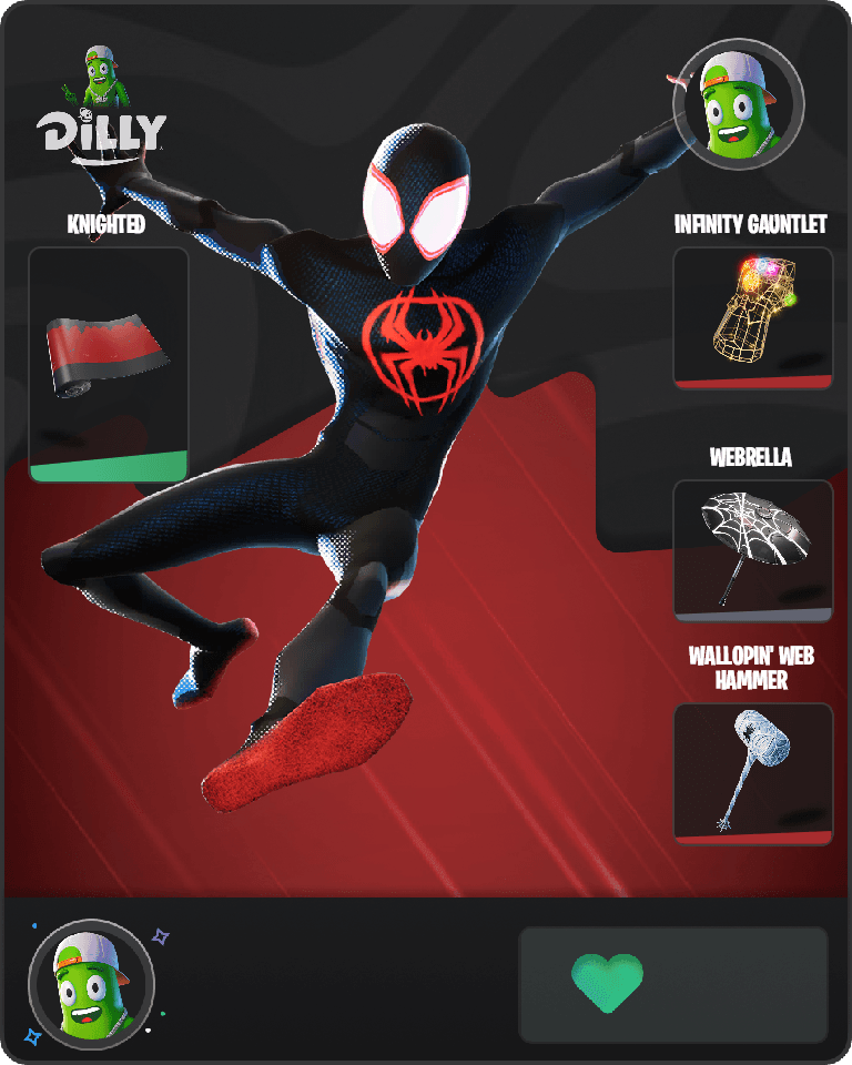 Spider-Man (Miles Morales) Fortnite combo