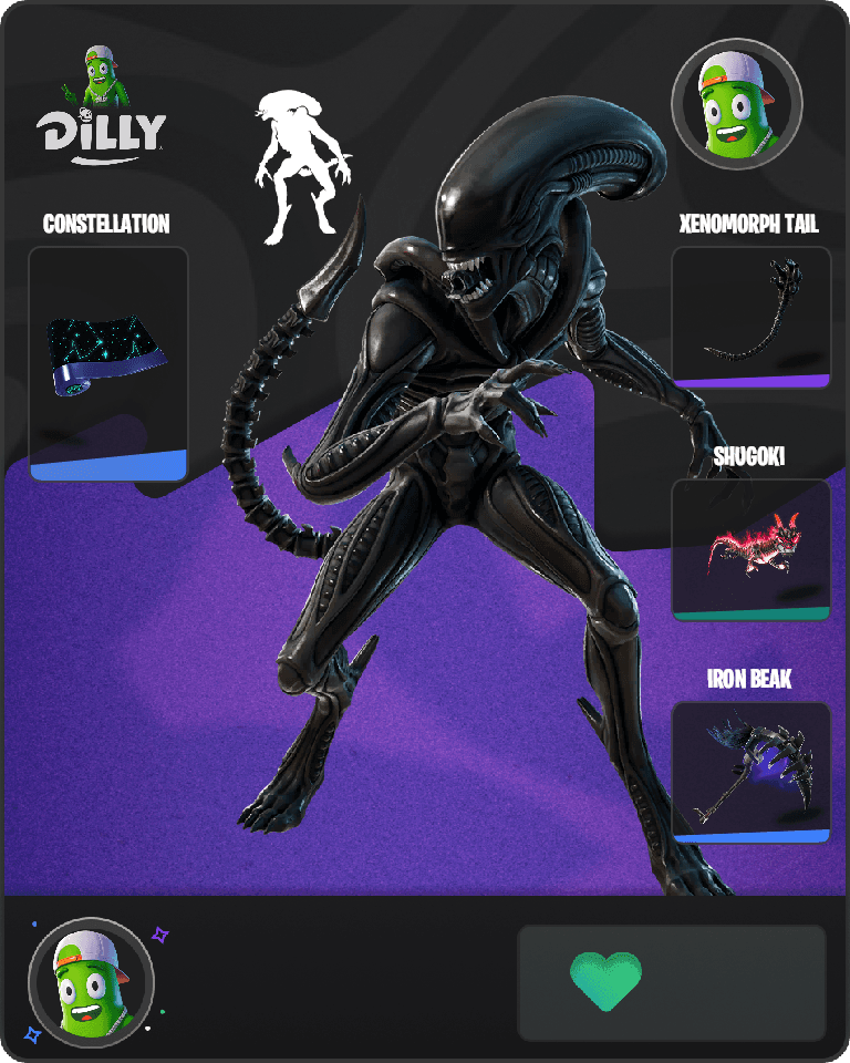 Xenomorph Fortnite combo