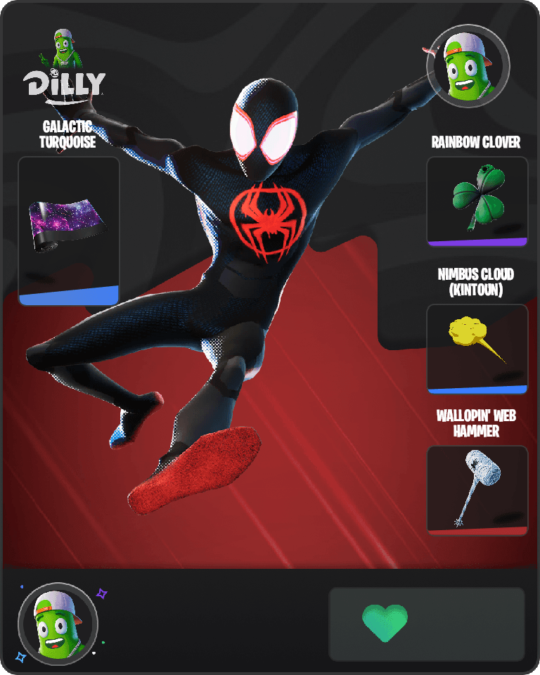 Spider-Man (Miles Morales) Fortnite combo