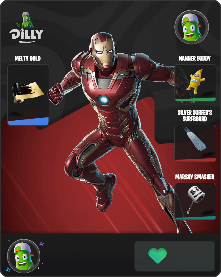 Iron Man Mk 45 Fortnite combo