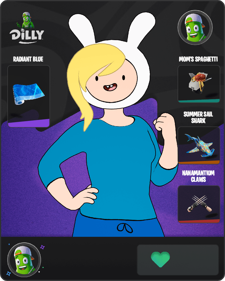 Fionna the Human Fortnite combo