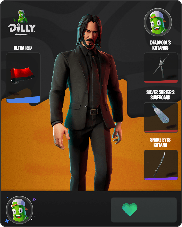John Wick Fortnite combo