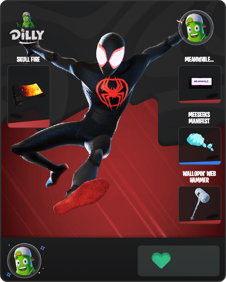 Spider-Man (Miles Morales) Fortnite combo