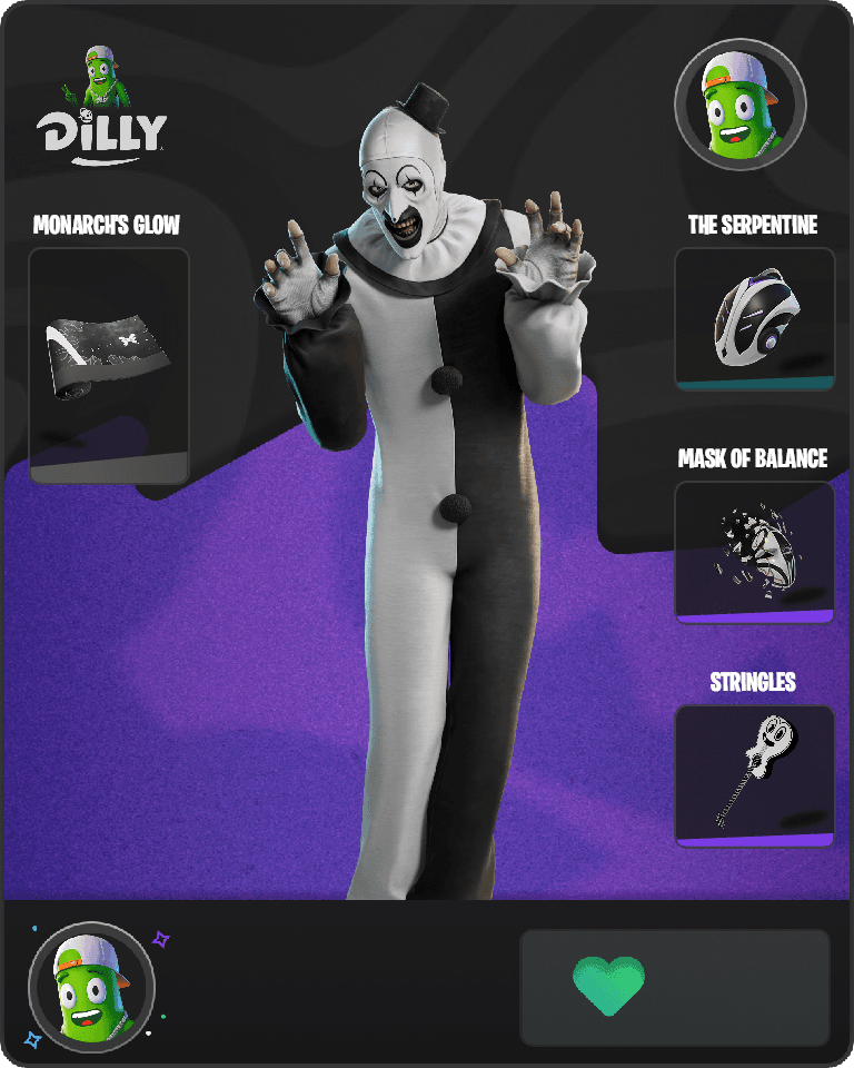 Art the Clown Fortnite combo