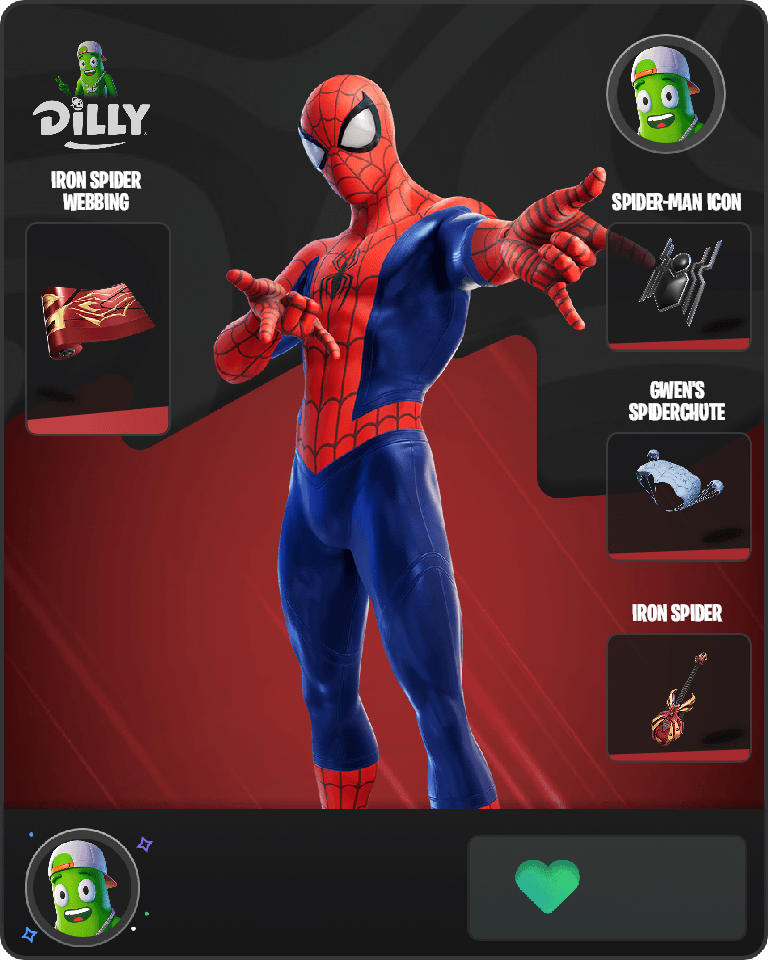 Spider-Man Fortnite combo