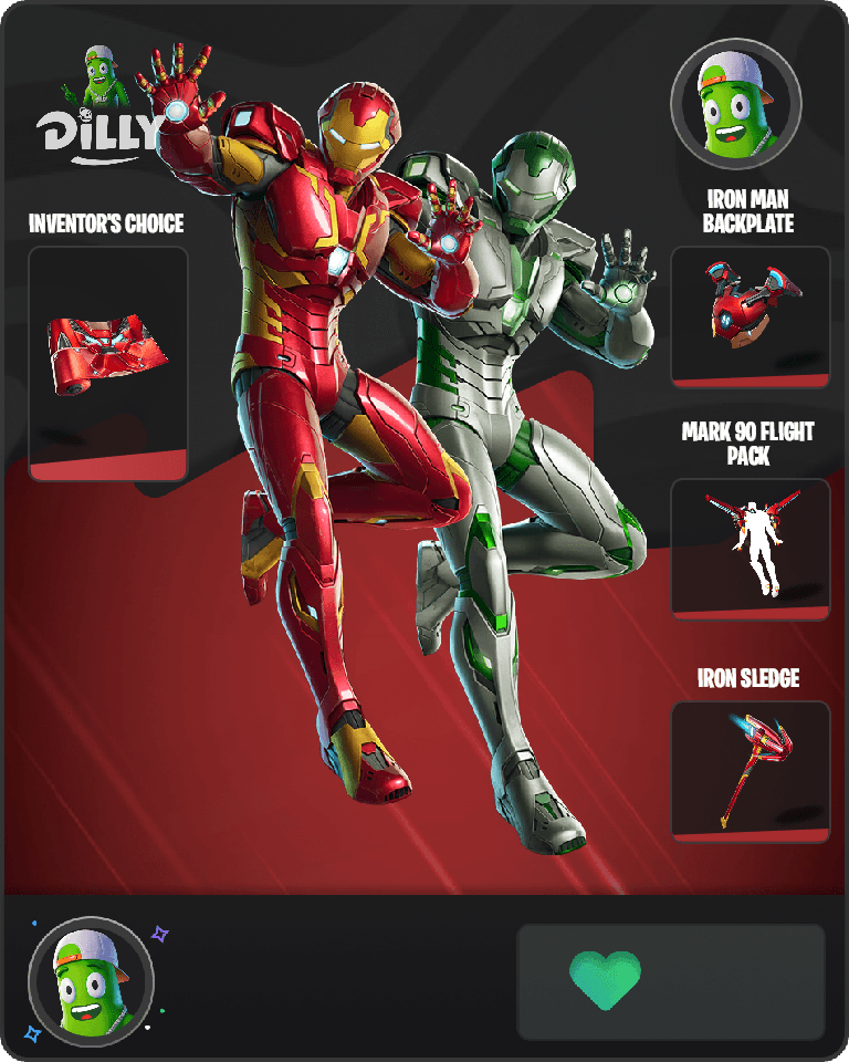Iron Man Fortnite combo