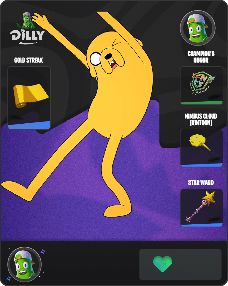 Jake the Dog Fortnite combo