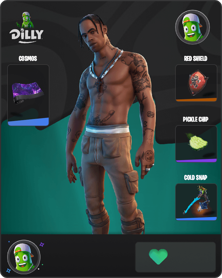 Travis Scott Fortnite combo