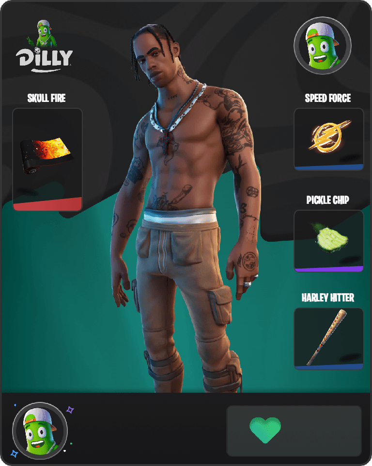 Travis Scott Fortnite combo