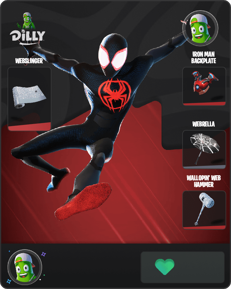 Spider-Man (Miles Morales) Fortnite combo