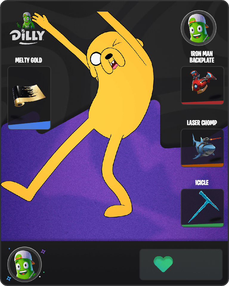 Jake the Dog Fortnite combo