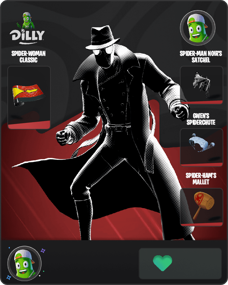 Spider-Man Noir Fortnite combo