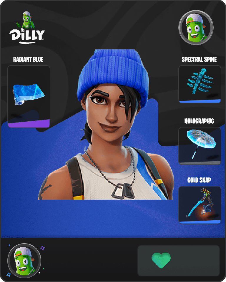 Blue Team Leader Fortnite combo