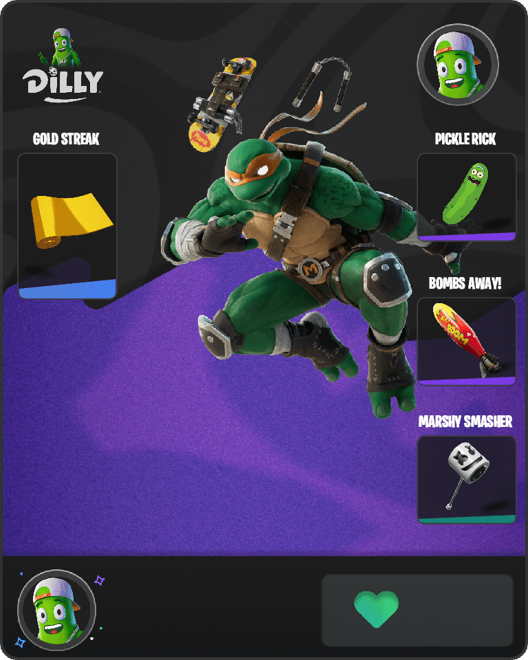 Michelangelo Fortnite combo