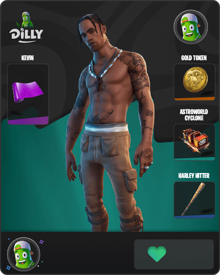 Travis Scott Fortnite combo