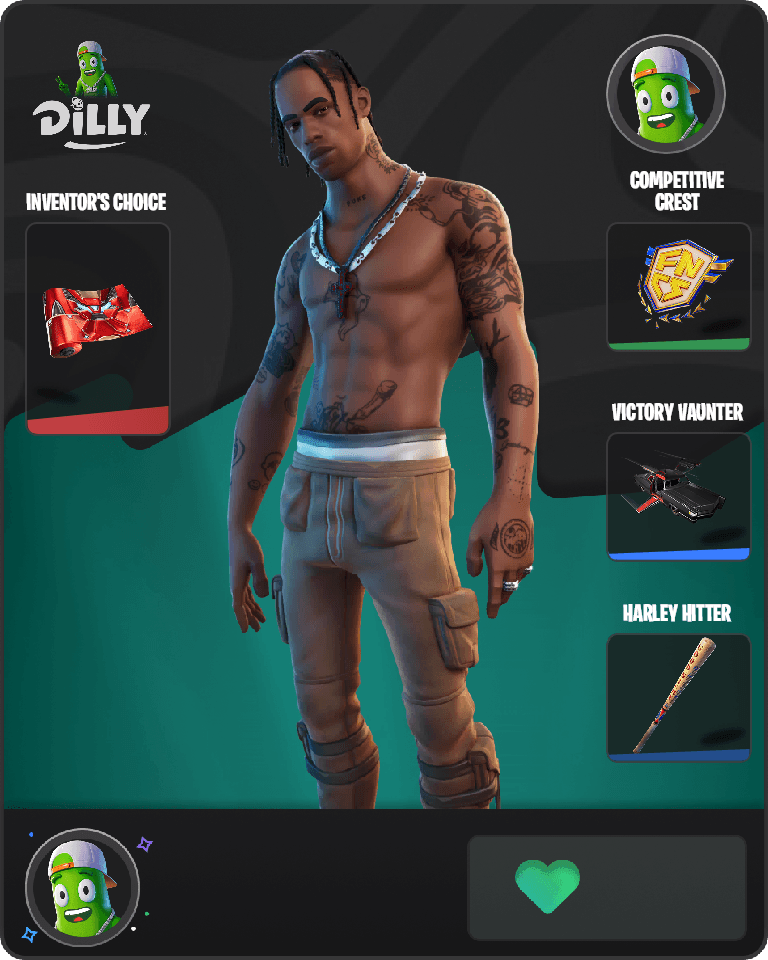 Travis Scott Fortnite combo