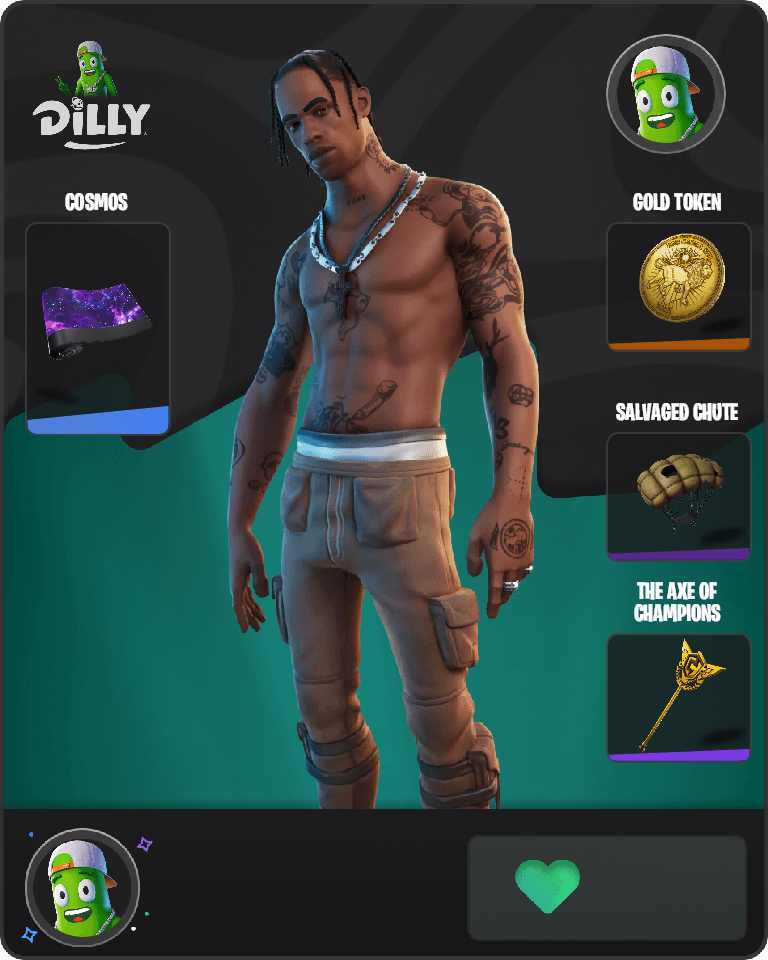 Travis Scott Fortnite combo