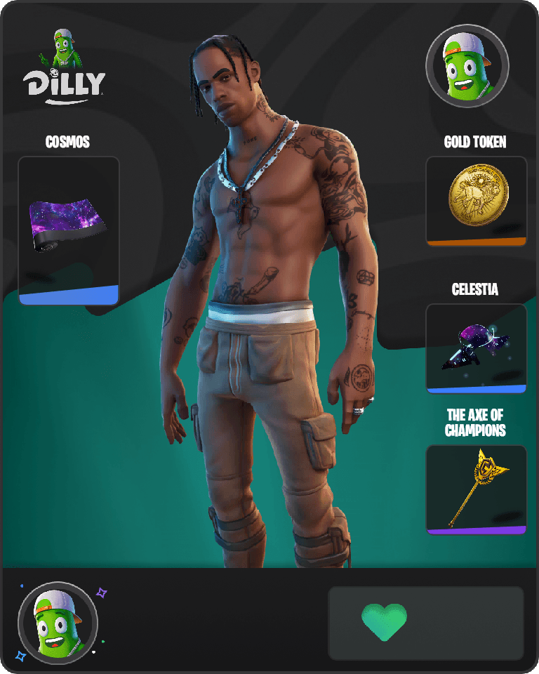 Travis Scott Fortnite combo