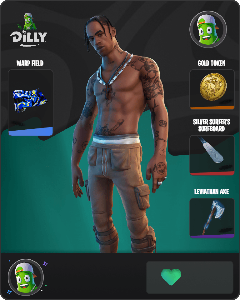 Travis Scott Fortnite combo