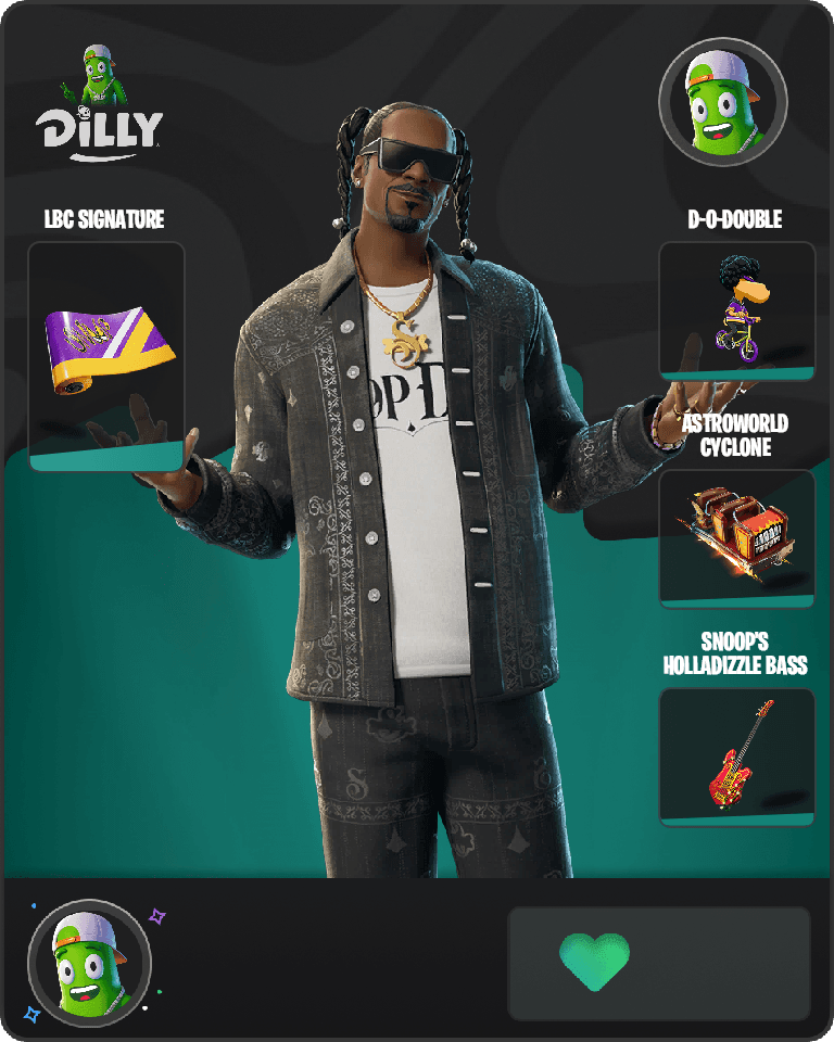 Snoop Dogg Fortnite combo