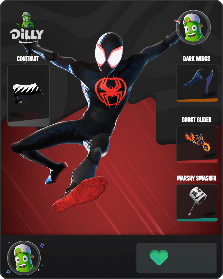 Spider-Man (Miles Morales) Fortnite combo