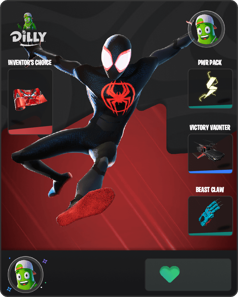 Spider-Man (Miles Morales) Fortnite combo