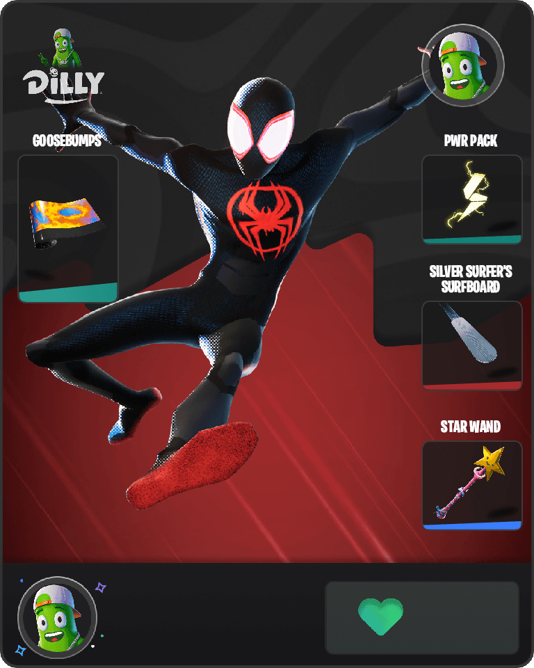 Spider-Man (Miles Morales) Fortnite combo