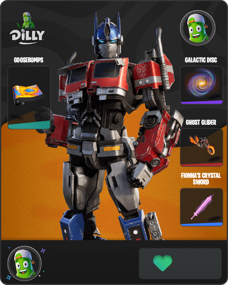 Optimus Prime Fortnite combo