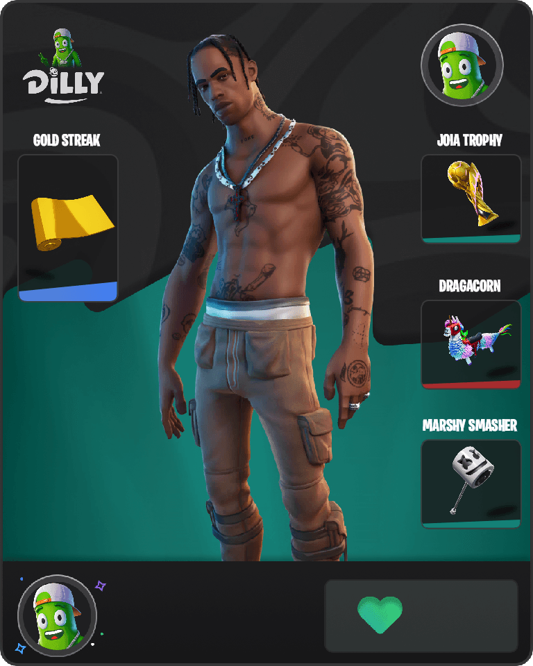Travis Scott Fortnite combo